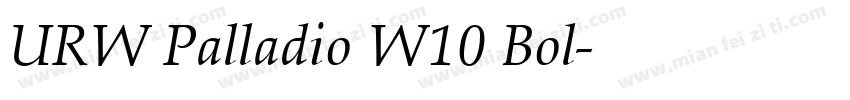 URW Palladio W10 Bol字体转换